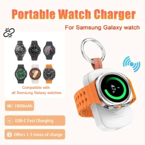 Samsung Galaxy Watch Charger Wireless Charging Module Smartwatch Accessory Power Bank Fast Charging for Samsung Galaxy Watch