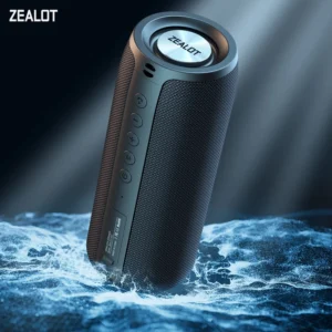 Portable Bluetooth Speaker Enhanced Bass Portable Speaker with 12H Playtime,  IPX5 Waterproof