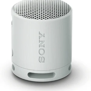 Sony SRS-XB100 Portable Bluetooth Speaker Compact Wireless Bass Speaker | Light Gray | Open Box