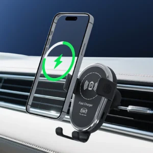 Wireless Car Charger Magnetic Air Vent Fast Charging Phone Holder for iPhone 17 Pro Max 16 15 Samsung Android Phones