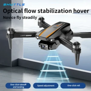 H31 Foldable VR Drone With 360 Flip Camera Adjustable HD Optics Altitude Control Dual Batteries 8-10 Min Flight Bundle Drone